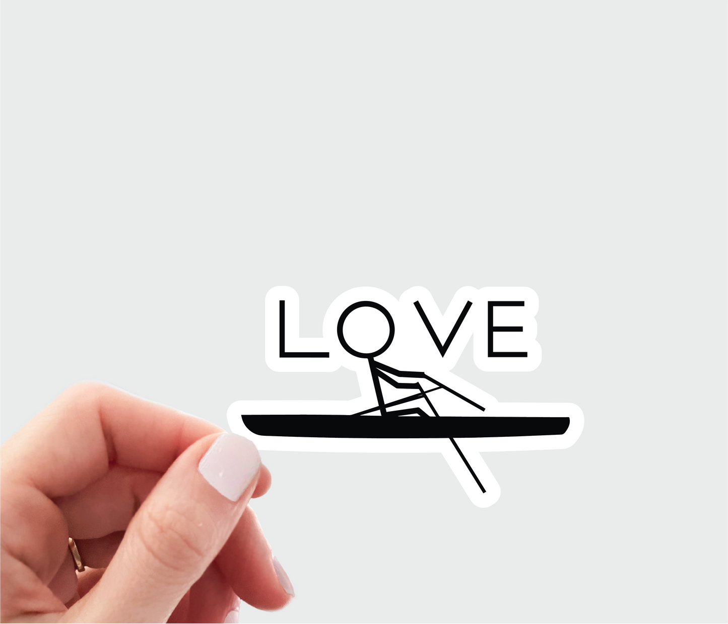 Rowing Sticker