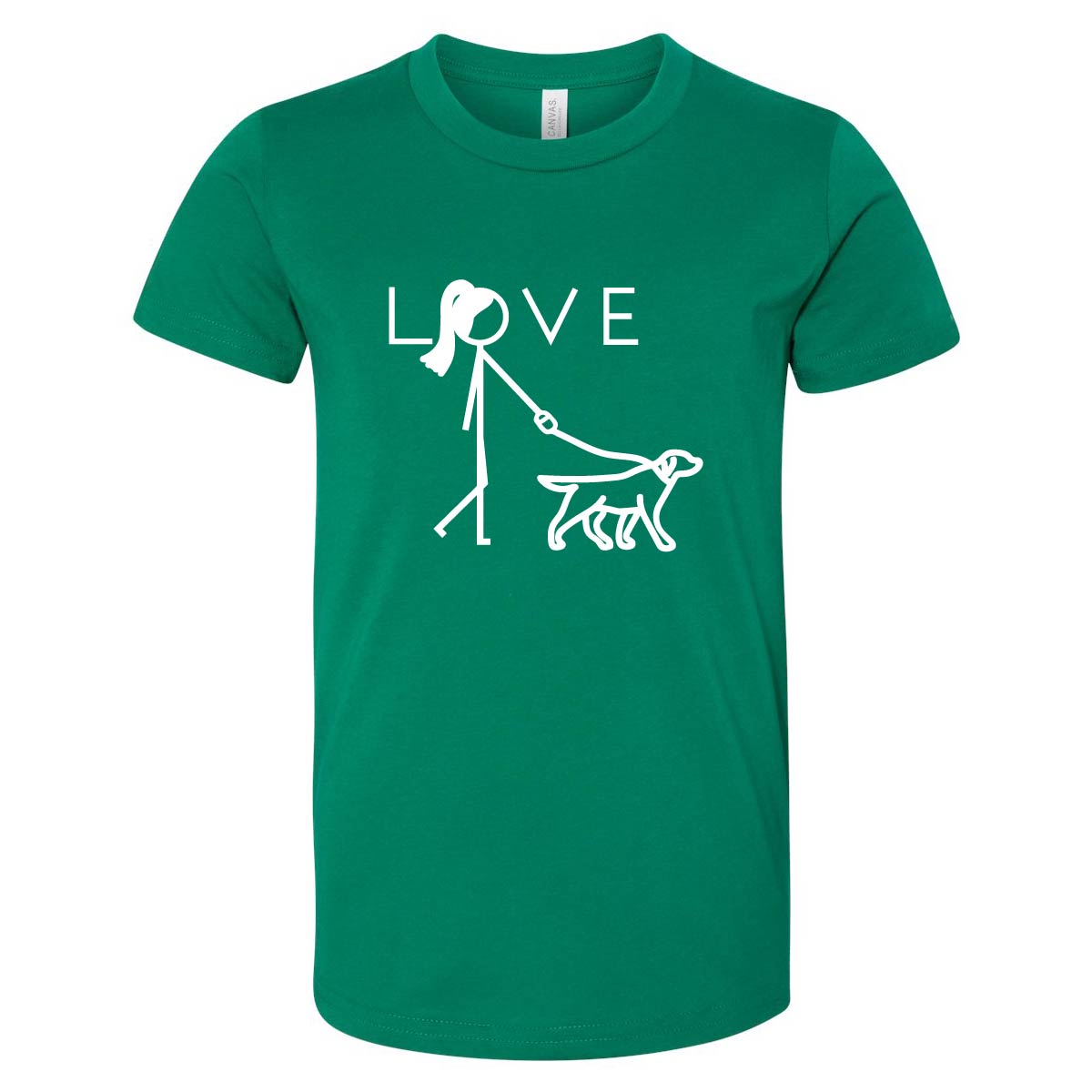 Dog Walking Youth T-shirt