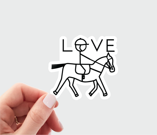 Equestrian Sticker